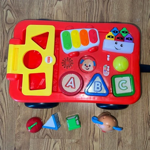 Fisher-Price Red and Blue Learning Wagon - Picture 3 of 4